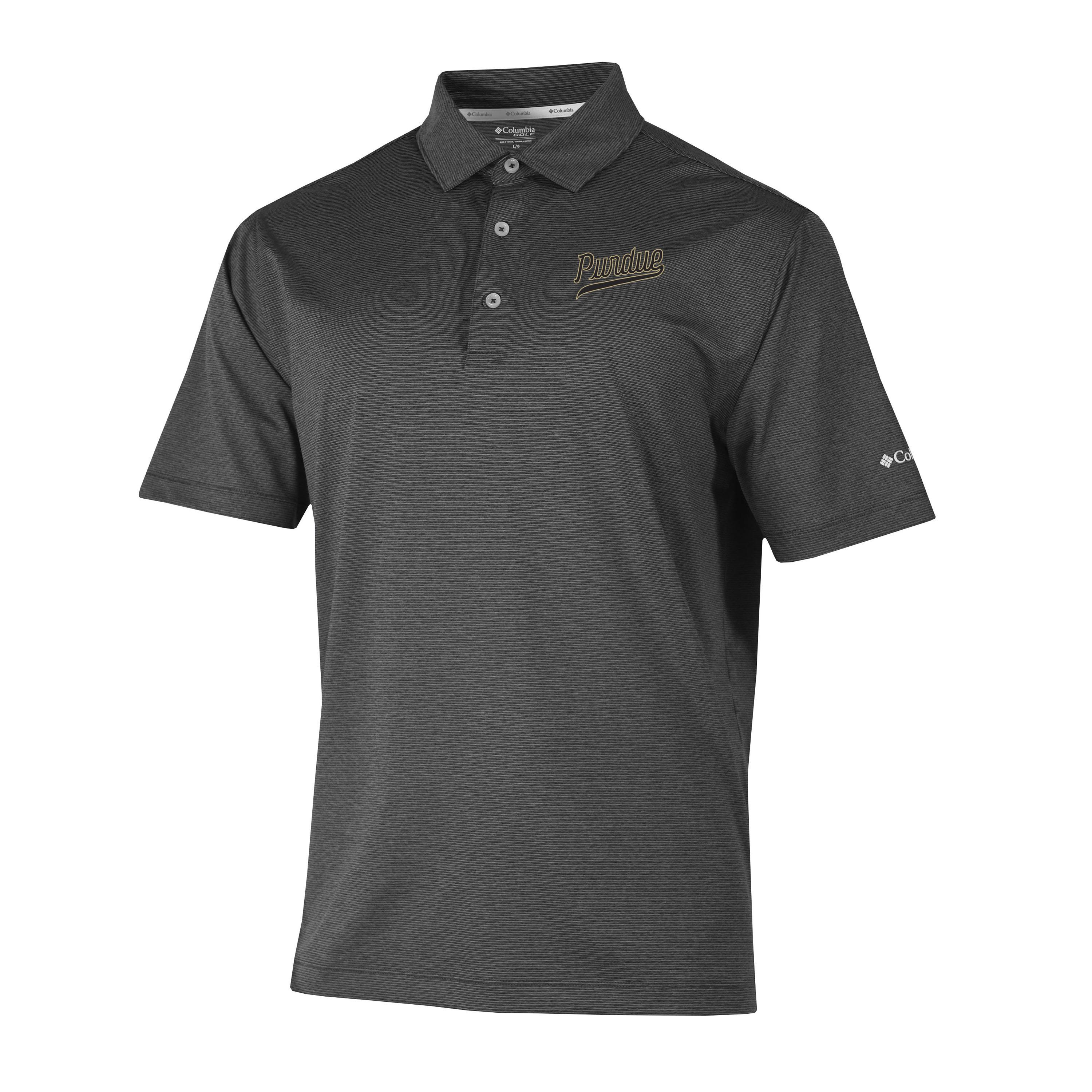purdue dri fit polo