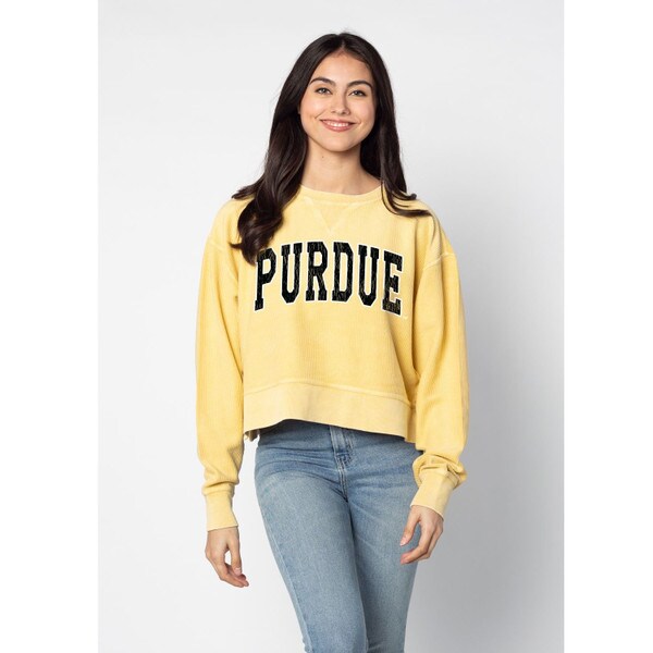 Yellow purdue sweatshirt new arrivals