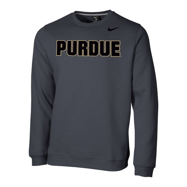 Purdue University Nike Anthracite Sweatshirt Purdue U