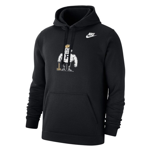 Purdue Boilermakers Black Nike Classic UBS Pete Hooded Sweatshirt I PurdueU