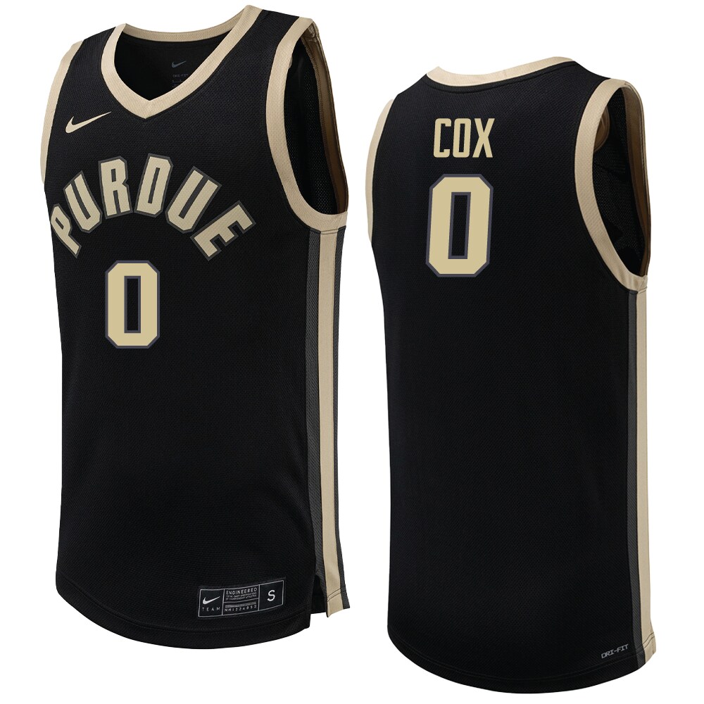 Purdue C.J. Cox 0 Nike Replica Basketball Jersey
